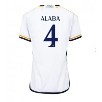 Billiga Real Madrid David Alaba #4 Hemma fotbollskläder Dam 2023-24 Kortärmad